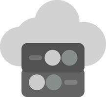 conception d'icône créative de données cloud vecteur