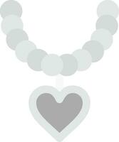 conception d'icône créative collier de perles vecteur
