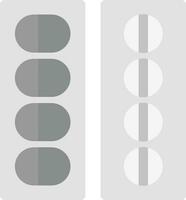 conception d'icônes créatives de médicaments vecteur