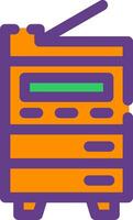 conception d'icône créative photocopieur vecteur