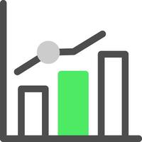 conception d'icône créative graphique de croissance vecteur