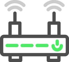 conception d'icône créative de routeur wifi vecteur