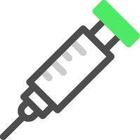 conception d'icône créative de seringue vecteur