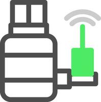 conception d'icône créative internet usb vecteur