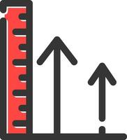 conception d'icône créative de hauteur vecteur