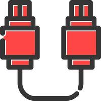 conception d'icône créative de connexion usb vecteur