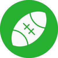 le rugby Créatif icône conception vecteur