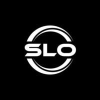 slo lettre logo conception, inspiration pour une unique identité. moderne élégance et Créatif conception. filigrane votre Succès avec le frappant cette logo. vecteur