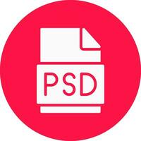 conception d'icône créative de fichier psd vecteur