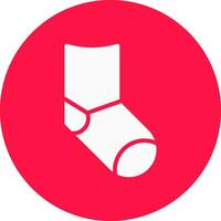 conception d'icône créative chaussette vecteur