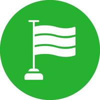 conception d'icône créative de drapeau vecteur