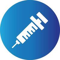 conception d'icône créative de seringue vecteur