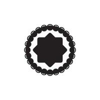 prière perles icône vecteur illustration logo conception