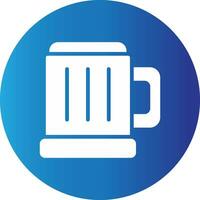 conception d'icône créative pinte de bière vecteur
