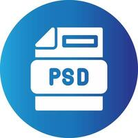 conception d'icône créative de fichier psd vecteur