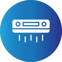 conception d'icône créative de climatisation vecteur