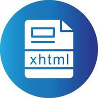 xhtml Créatif icône conception vecteur