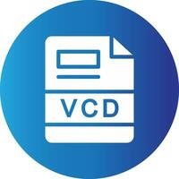 VCD Créatif icône conception vecteur