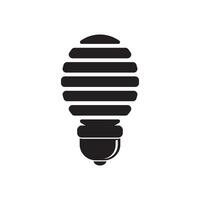 vecteur fluorescent ampoules icône logo vecteur conception modèle