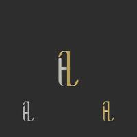 alphabet initiales logo Hz, zh, h et z vecteur