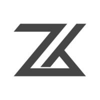 alphabet des lettres initiales monogramme logo bz, zb, z et b vecteur