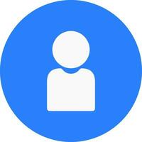 utilisateur avatar profil sur cercle Contexte vecteur