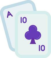 poker ligne rempli icône vecteur