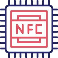 nfc vecteur icône