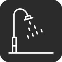 icône de vecteur de douche