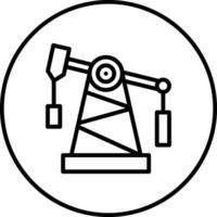 icône de vecteur de pompe à huile