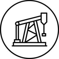 forage pétrole vecteur icône
