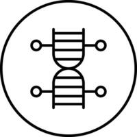 icône de vecteur d'adn