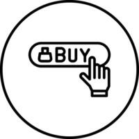 acheter maintenant icône de vecteur de bouton