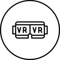 vr vecteur icône