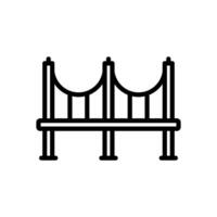 pont icône symbole vecteur modèle