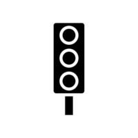 circulation lumière icône symbole vecteur modèle