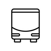 autobus icône symbole vecteur modèle