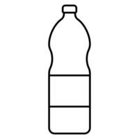 Plastique boisson l'eau bouteille, Plastique animal de compagnie bouteille carbonaté minéral l'eau vecteur