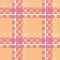 Écossais tartan sans couture modèle. plaid modèle sans couture traditionnel Écossais tissé tissu. bûcheron chemise flanelle textile. modèle tuile échantillon inclus. vecteur