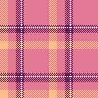 Écossais tartan sans couture modèle. plaids modèle sans couture modèle pour conception ornement. sans couture en tissu texture. vecteur