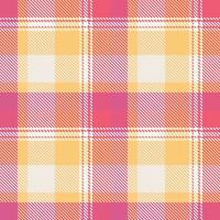 tartan plaid sans couture modèle. plaids modèle transparent. pour chemise impression, vêtements, Robes, nappes, couvertures, literie, papier, couette, tissu et autre textile des produits. vecteur