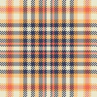 plaid modèle transparent. vérificateur modèle traditionnel Écossais tissé tissu. bûcheron chemise flanelle textile. modèle tuile échantillon inclus. vecteur