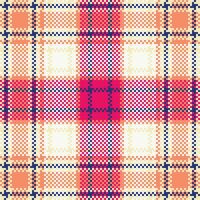 plaid modèle transparent. traditionnel Écossais à carreaux Contexte. traditionnel Écossais tissé tissu. bûcheron chemise flanelle textile. modèle tuile échantillon inclus. vecteur