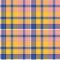 Écossais tartan plaid sans couture modèle, damier modèle. pour foulard, robe, jupe, autre moderne printemps l'automne hiver mode textile conception. vecteur