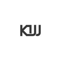 alphabet lettres initiales monogramme logo kw, wk, k et w vecteur