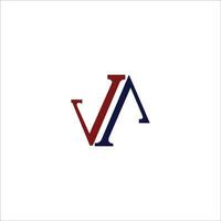 initiale lettre Virginie logo ou un V logo vecteur conception modèle