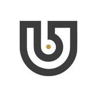 initiale lettre ub logo ou bu logo vecteur conception modèle