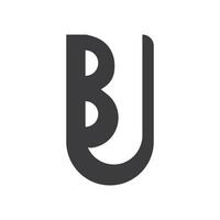 initiale lettre ub logo ou bu logo vecteur conception modèle