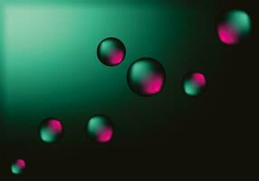 abstrait avec des bulles vecteur