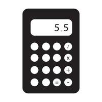 calculatrice icône logo vecteur conception modèle